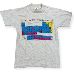 VTG Periodic Table of Elements Graphic T-Shirt Men's Medium Fruit of the Loom